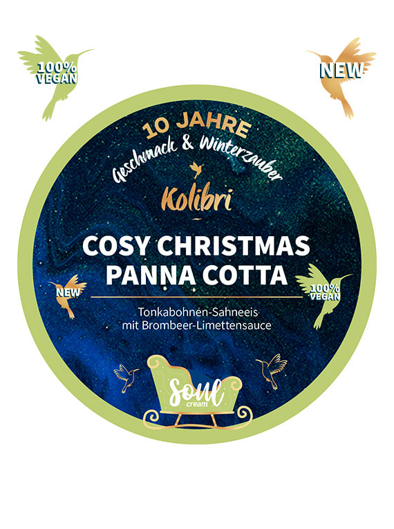 Cosy Christmas Panna Cotta vegan