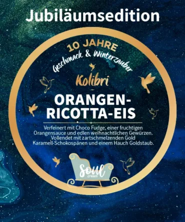 Orangen-Ricotta-Eis